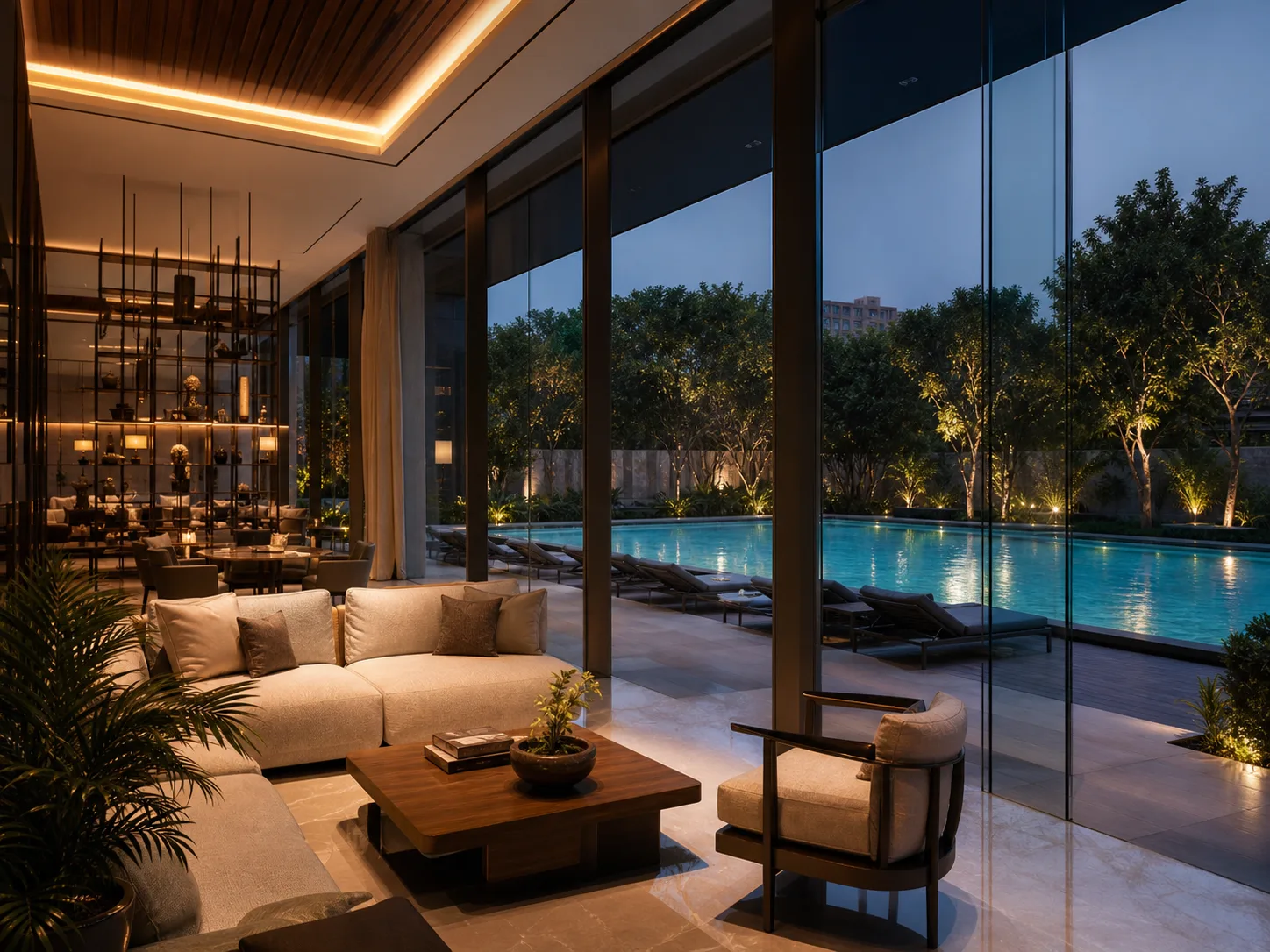 Green spaces and relaxed community living