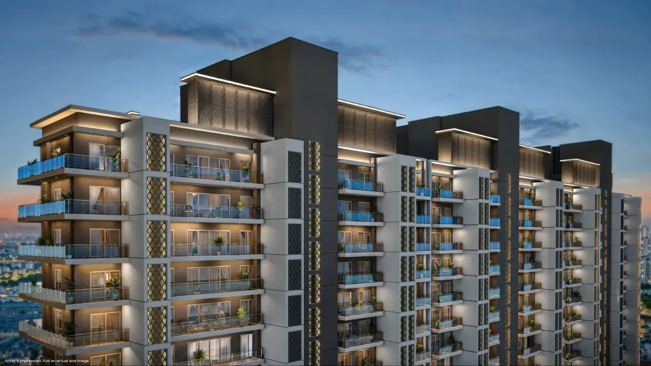 Crown Residences at Godrej Golf Links in Sector 27, Greater Noida -  — developer illustration