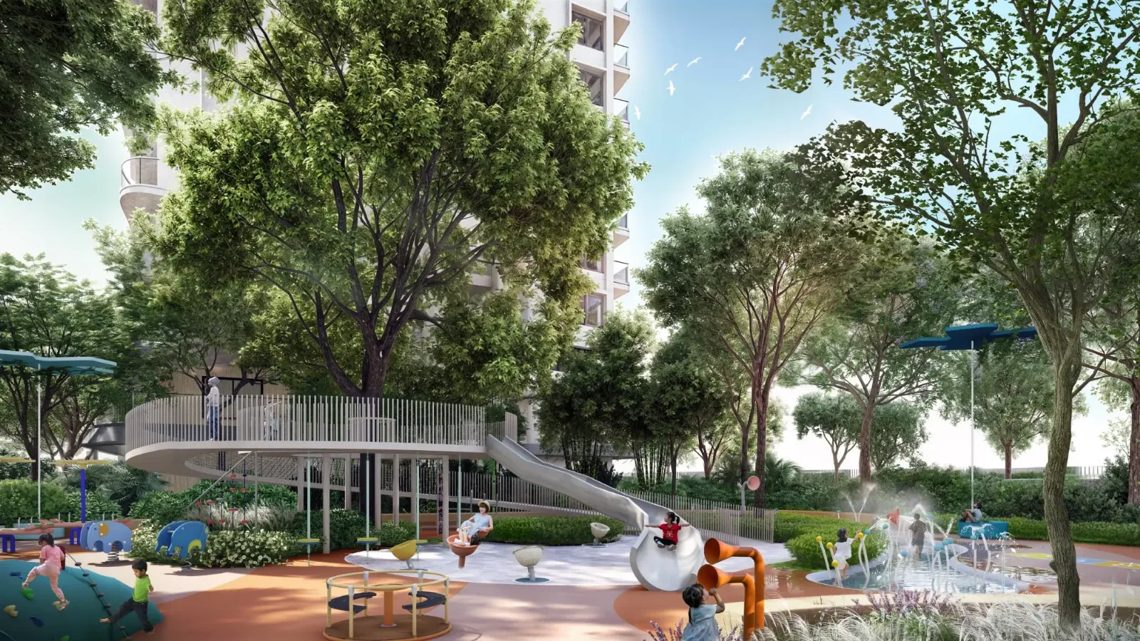 Eldeco 7 Peaks Residences in Omicron 1A, Greater Noida - Playground — developer illustration