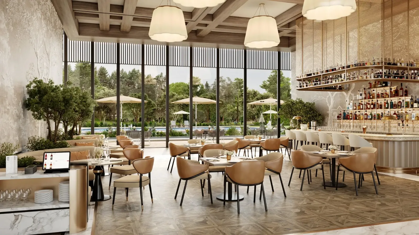 Eldeco 7 Peaks Residences in Omicron 1A, Greater Noida - Restaurant — developer illustration