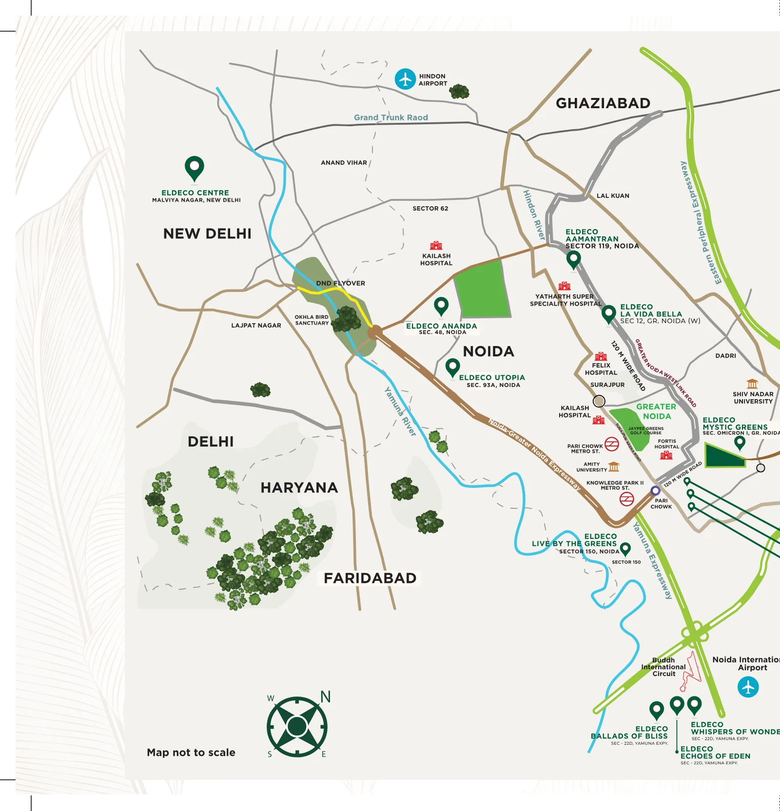 Eldeco 7 Peaks Residences in Omicron 1A, Greater Noida - Official brochure location, page 12