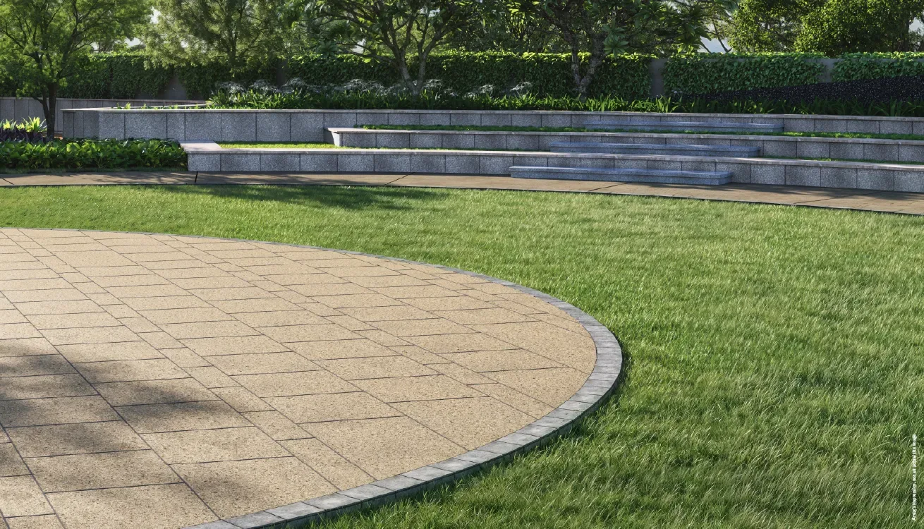 Godrej Arden in Sigma III, Greater Noida - Amphitheatre — developer illustration