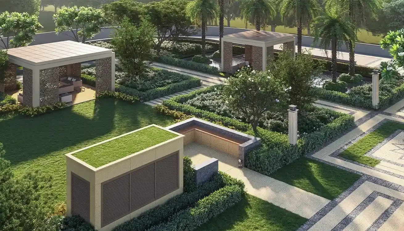 Godrej Majesty in Sector 12, Noida Extension - Palm Court — developer illustration
