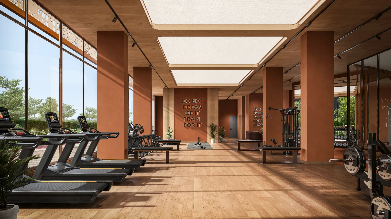 Leafsong Retreat by Hero Homes in Sector MU, Greater Noida - GYM — developer illustration