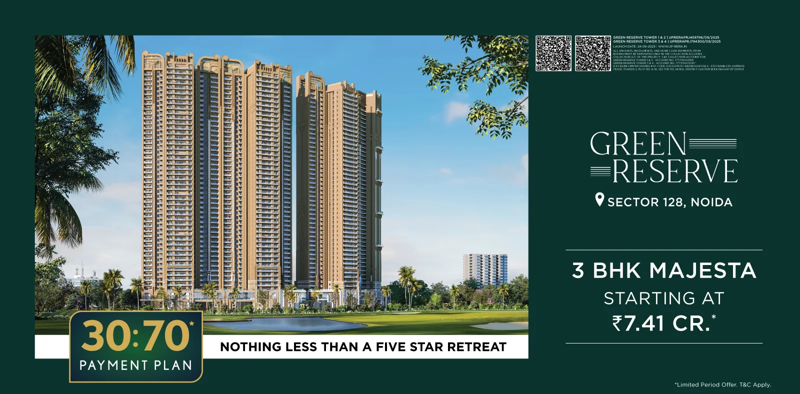 L&T Realty Green Reserve in sector-128, Noida